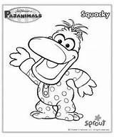 Pajanimals Coloring Pages Kids Pbs Sprout Birthday Cartoon Crafts Henson Jim Book Characters Parties Children Games Character Cakes Sheets 1st sketch template