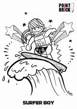 Colorare Surfer Pointbrick Windsurfer Bambini Colouring Marvel Scegli Vorlagen sketch template