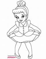 Princesses Cinderella Princesas Dibujo Diznijeve Disneyclips Bojanke Ausmalbilder Pocahontas Prinzessin sketch template