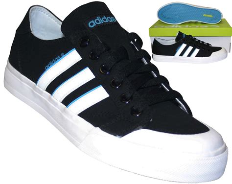 mens adidas clemente stripe lo shoes black lace  canvas trainers size  ebay