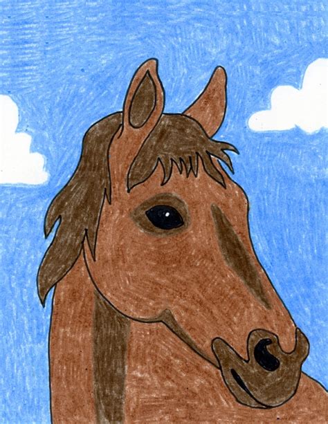 easy   draw  horse tutorial video  horse coloring page