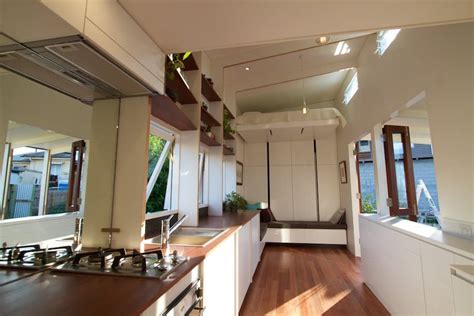 modern tiny home   incredibly smart design features