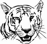 Tiger Coloring Pages Face Head Print Tigers Kids Printable Drawing Animal Color Bengal Heads Book Tigre Faces Sheets Template Colorier sketch template