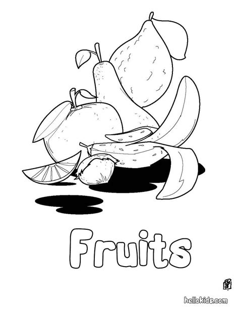 fruits coloring pages   kids  crazy  coloring pages