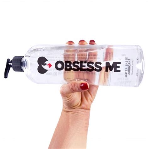 obsess me water based lubricant 32oz sex toys at adult empire