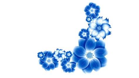 fleur bleue png clipart png