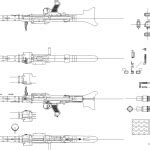 machine gun blueprints   blueprint   modeling