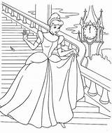 Cinderella Coloring Pages Print Printable Activity Online Ball Sheets Disney Pic Rushing Library Clipart sketch template