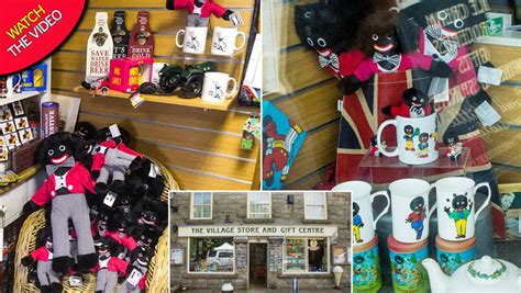 outraged couple confront village shop owner over golliwogs for sale in