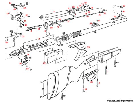 savage    bt top loading schematics gun parts home brownells australia
