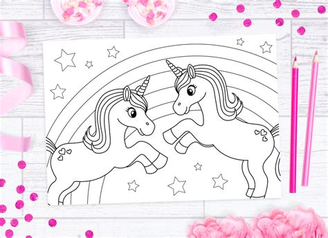 unicorn colouring sheets doodle  stitch