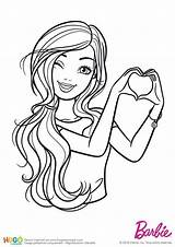 Barbie Coloring Pages Colorir Para Heart Illustration Fashionistas Drawing Sign Too Artigo Choose Board sketch template
