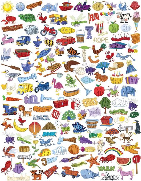 word world words object drawing design barney  dinosaurs