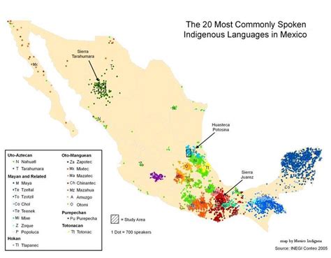 las 20 lenguas indígenas mas habladas en mexico en infografía