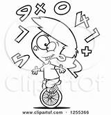 Numbers Juggling Unicycle Clipart Boy School Illustration Royalty Toonaday Vector Boys Entertainer Tricks Doing Male Cartoon Leishman Ron Clipartof sketch template