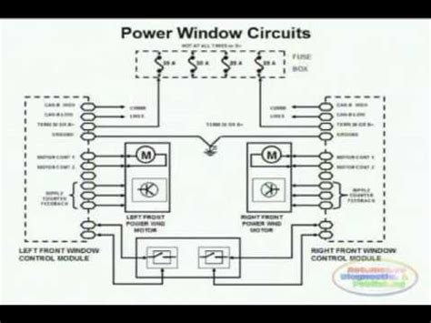 power window wiring diagram  youtube