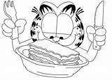Garfield Odie Lasagna Getdrawings Using Cartoon Dreamworks Coloringkids Coloringpagesfortoddlers sketch template