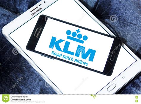 klm royal dutch airlines logo editorial photo image  vector travel