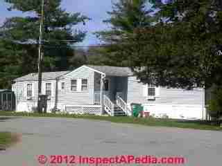 inspect troubleshoot mobile homes double wides caravans manufactured homes trailers