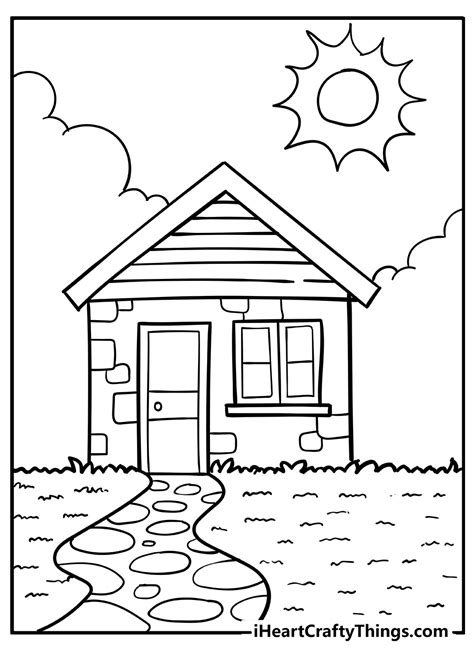 coloring pages   house home design ideas