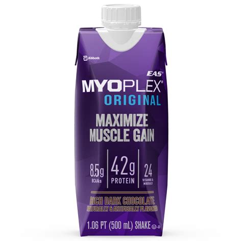 Eas Myoplex Original Protein Shake Rich Dark Chocolate 42g Protein