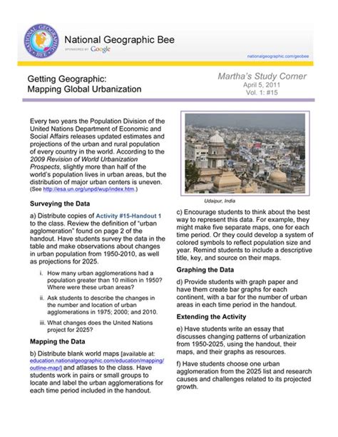 mapping global urbanization national geographic society