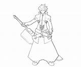 Calamity Blazblue Ragna Claw Coloring Pages Trigger Another sketch template