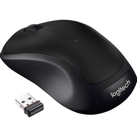 logitech  wireless mouse black   bh photo video