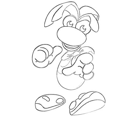 rayman coloring pages printable coloring pages