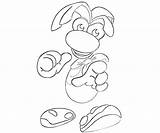 Rayman Getcolorings sketch template