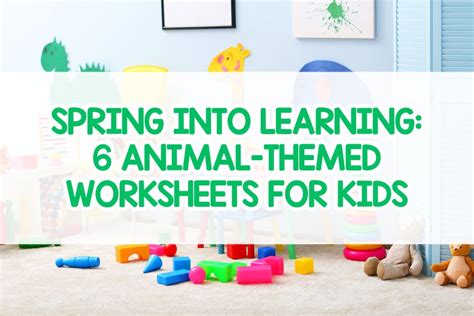 spring  learning  animal themed worksheets  kids oinkpigtales