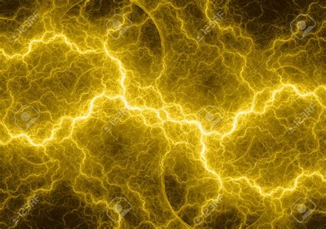 hot yellow lightning abstract electrical plasma background aleatoire photo