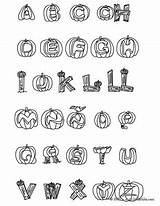 Letras Abecedario Colorier Lettres Infantiles Citrouille Miedo Buchstaben Ausmalen Hellokids Printable Legumes Fomix Calabaza Imagui sketch template