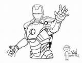 Iron Man Coloring Pages Ironman Outline Cartoon Drawing Spider Face Printable Lego Print Color Marvel Amazing Getdrawings Pac Kids Getcolorings sketch template