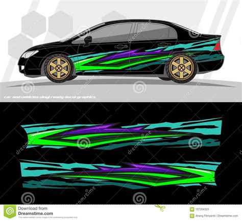 car  vehicles wrap decal graphics kit designs ready  print