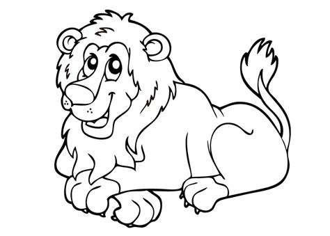 lion lion kids coloring pages