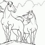 Caballos Salvajes Caballo Calcar Tegninger Cai Colorat Heste Desene Dyr Planse Hester Maestra Billeder Ausdrucken Walt Pferde Figurer Ausmalen Dyretegninger sketch template