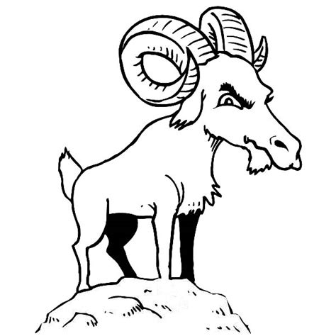 mountain goat coloring pages learny kids