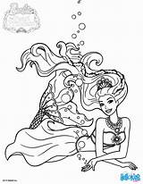 Barbie Coloring Pages Drawing Princess Pearl Kids Printable Lumina Hello Color Print Hellokids Princesses Dreamhouse Clipart Plays Book Books Mermaid sketch template