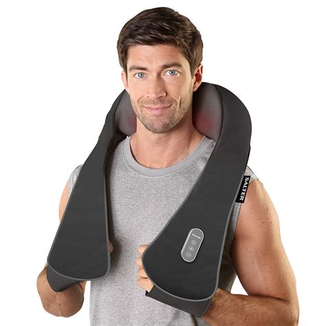 salter neck massager shiatsu electric back shoulder massage with heat