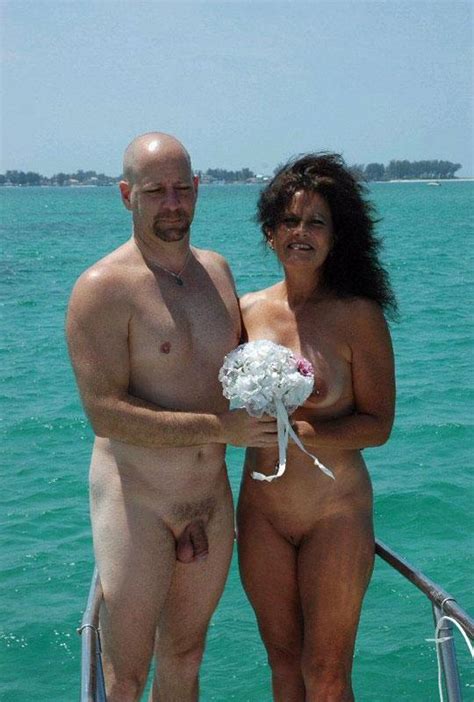 wife with big hairy cunt and saggy tits posing nude with her husband s semi erected hairy cock