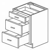 Drawer Drawing Cabinet Getdrawings Filing Db36 sketch template