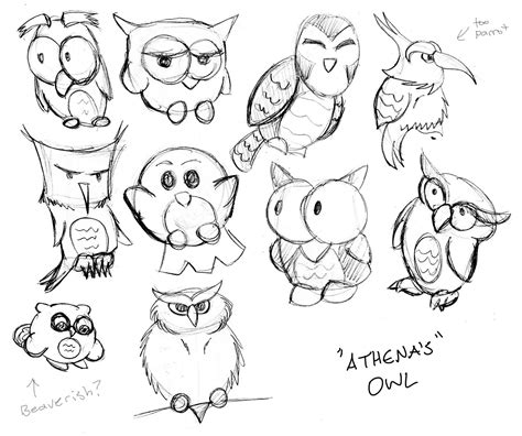 owl drawing cute  getdrawings