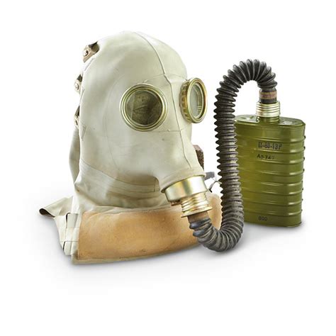 used czech military surplus cold war gas mask 619089 gas masks