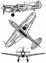 Warhawk Curtiss P40 Aerofred sketch template