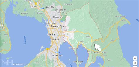montalban rizal philippines map