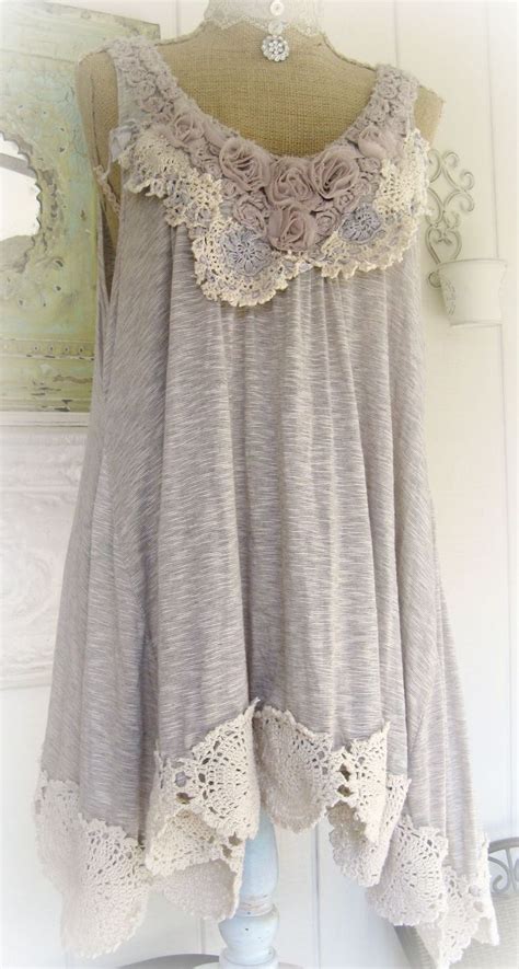 vintage looking clothing nightgown trimmed with lace