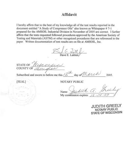 affidavit letter  immigration marriage