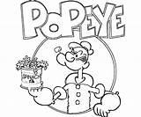 Popeye Spinach Ausmalbilder Sheets Ausmalbild Getcolorings sketch template