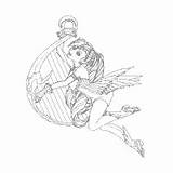 Fea Sawn Fairy Surfnetkids Coloring sketch template